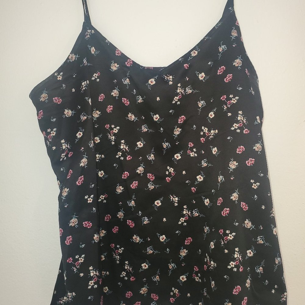 Floral Spaghetti Strap Top